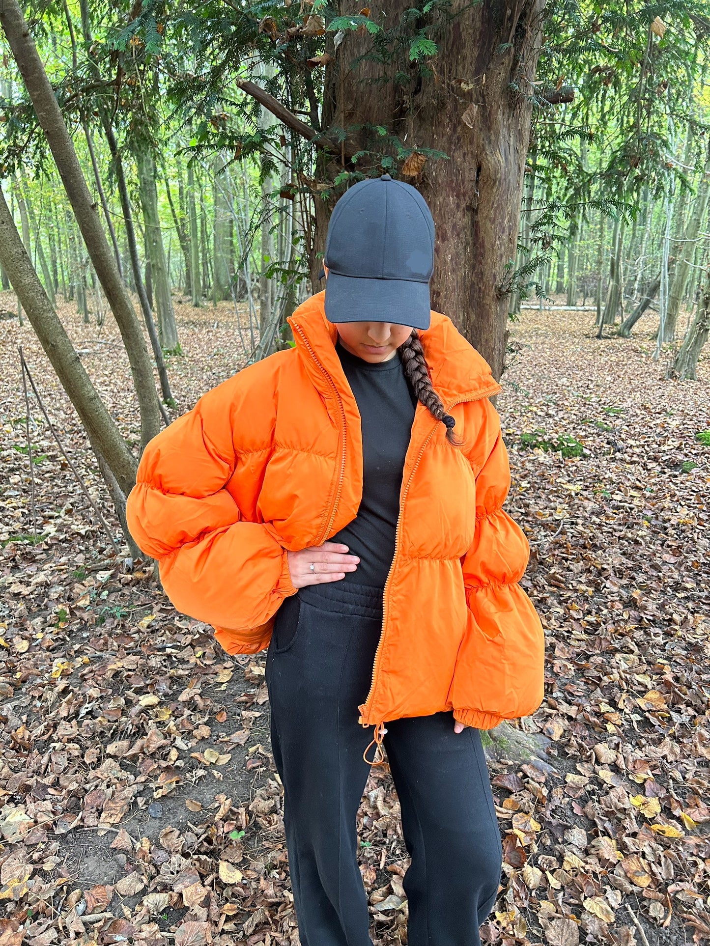 Doudoune Chamallow orange