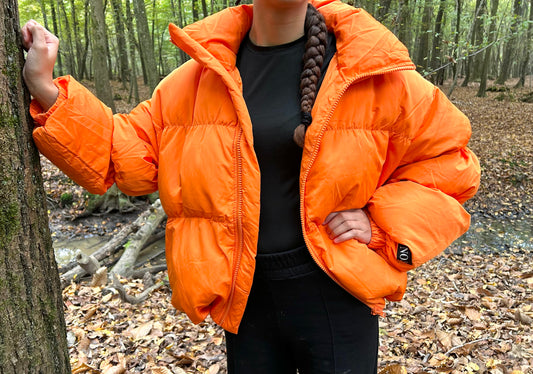 Doudoune Chamallow orange